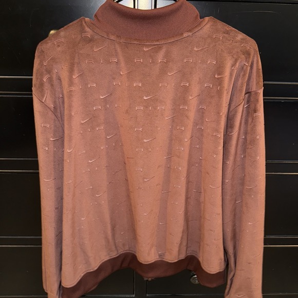 Nike Air Velour Bronze Eclipse Full Zip Jacket DD5449-273 Women's Size XXL - Picture 5 of 7